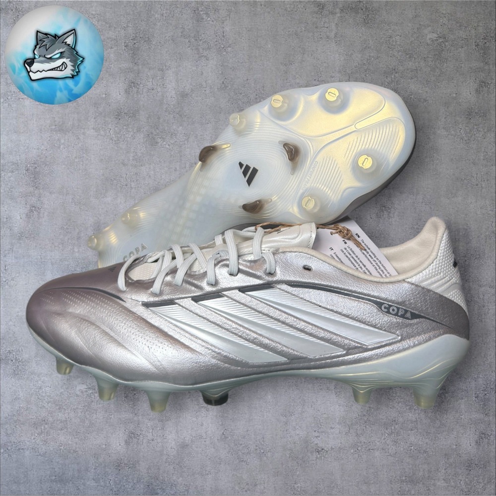 adidas Copa Pure IV Elite FG Soccer Cleats Silver Ice Cold Men's Size 10 JS4243